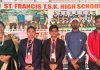 सेंट फ्रांसेस टी. एस. के. इंग्लिश मिडयम स्कूल येथील खेळाडू शालेय विभागीय थांगता मार्शल आर्ट स्पर्धेत रजत पदक प्राप्त