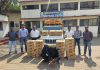 मुरमुऱ्याच्या पोत्याआड मध्यप्रदेश राज्यातुन गडचिरोली जिल्ह्यात जाणारा प्रतिबंधित मद्यसाठा जप्त