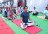 आंतरराष्ट्रीय योग दिनानिमित्त चंद्रपूर महानगरपालिकेत योगसत्राचे आयोजन