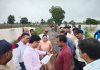 जिल्हाधिका-यांकडून पूरग्रस्त भागाची पाहणी Ø ग्रामस्थांशी संवाद, जाणून घेतल्या अडचणी